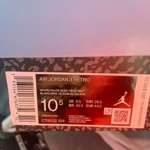 Unc retro 3 they are not sold.I canceled an order